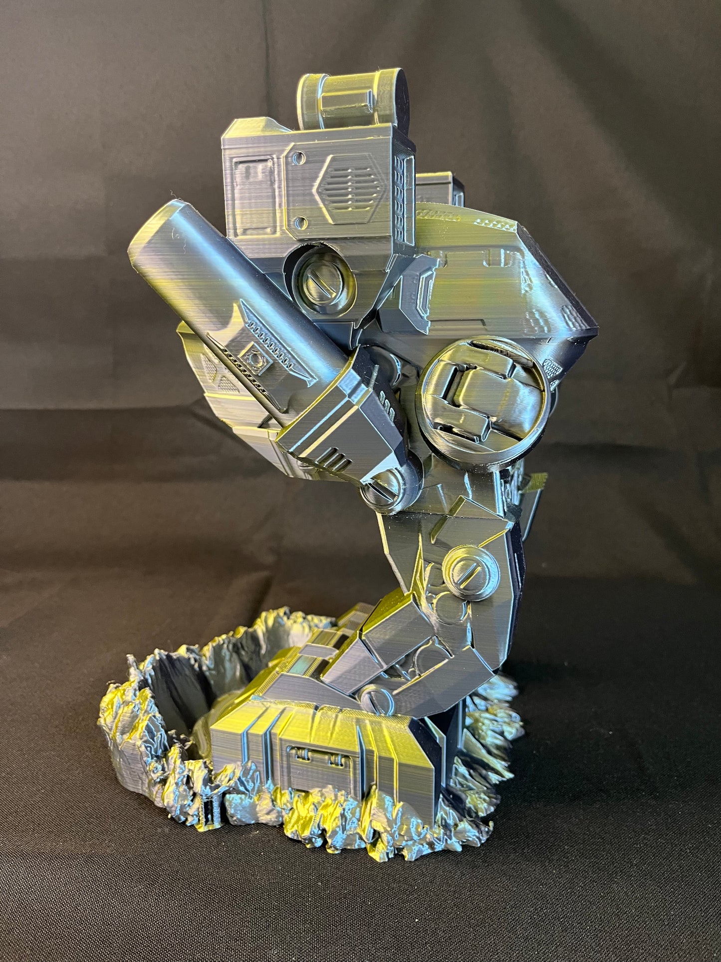 Battle Mech Dice Tower