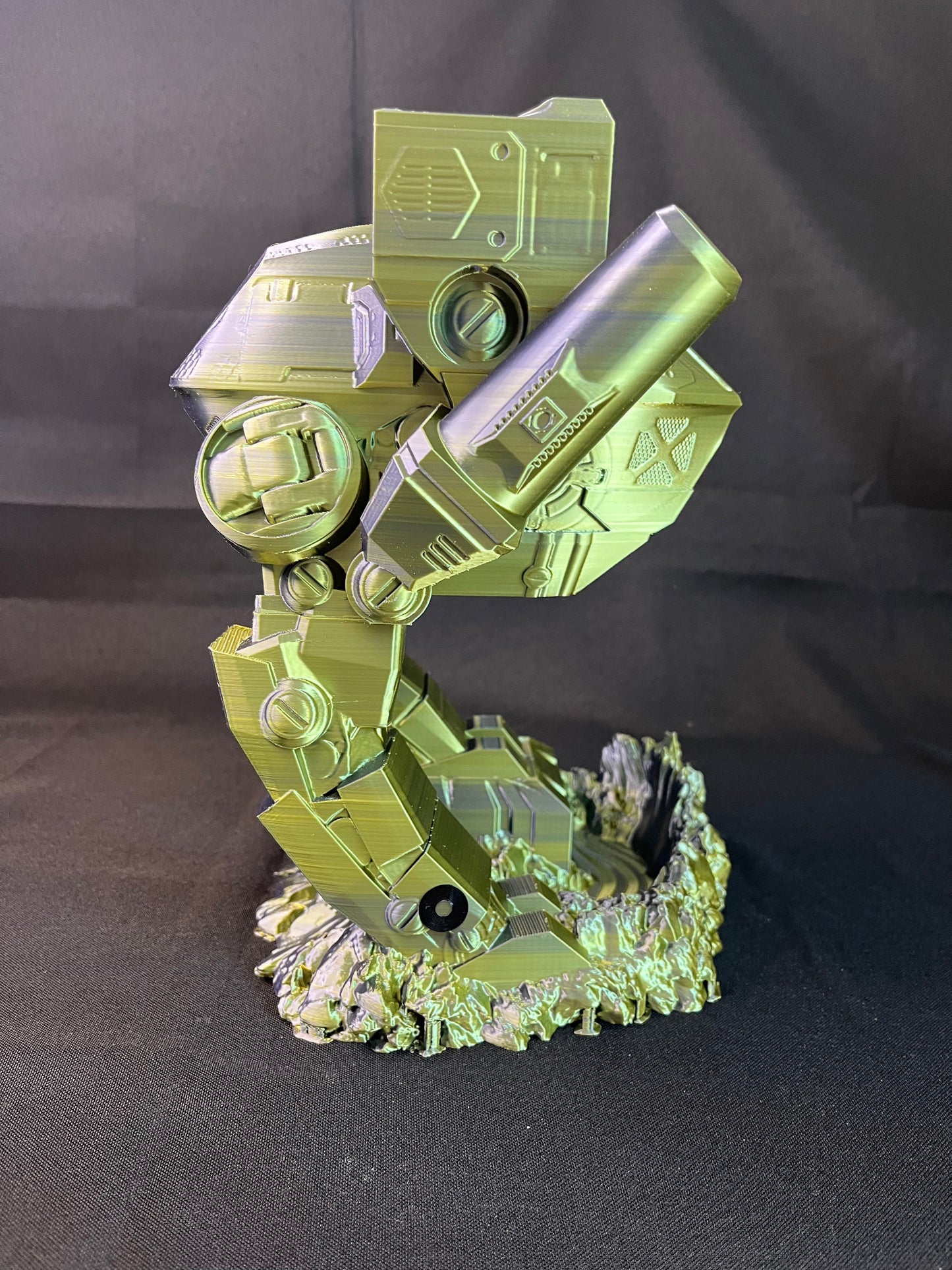 Battle Mech Dice Tower