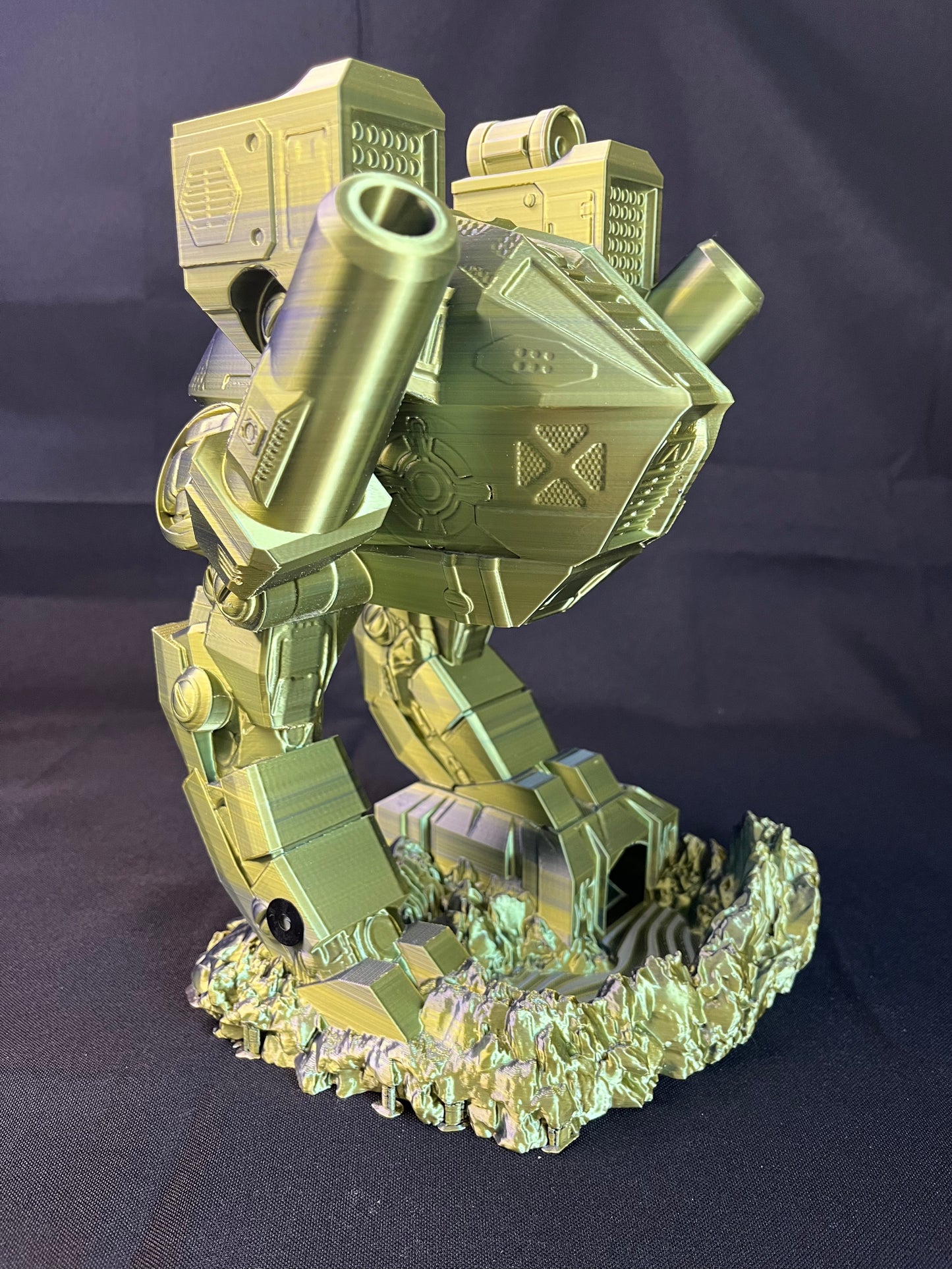 Battle Mech Dice Tower